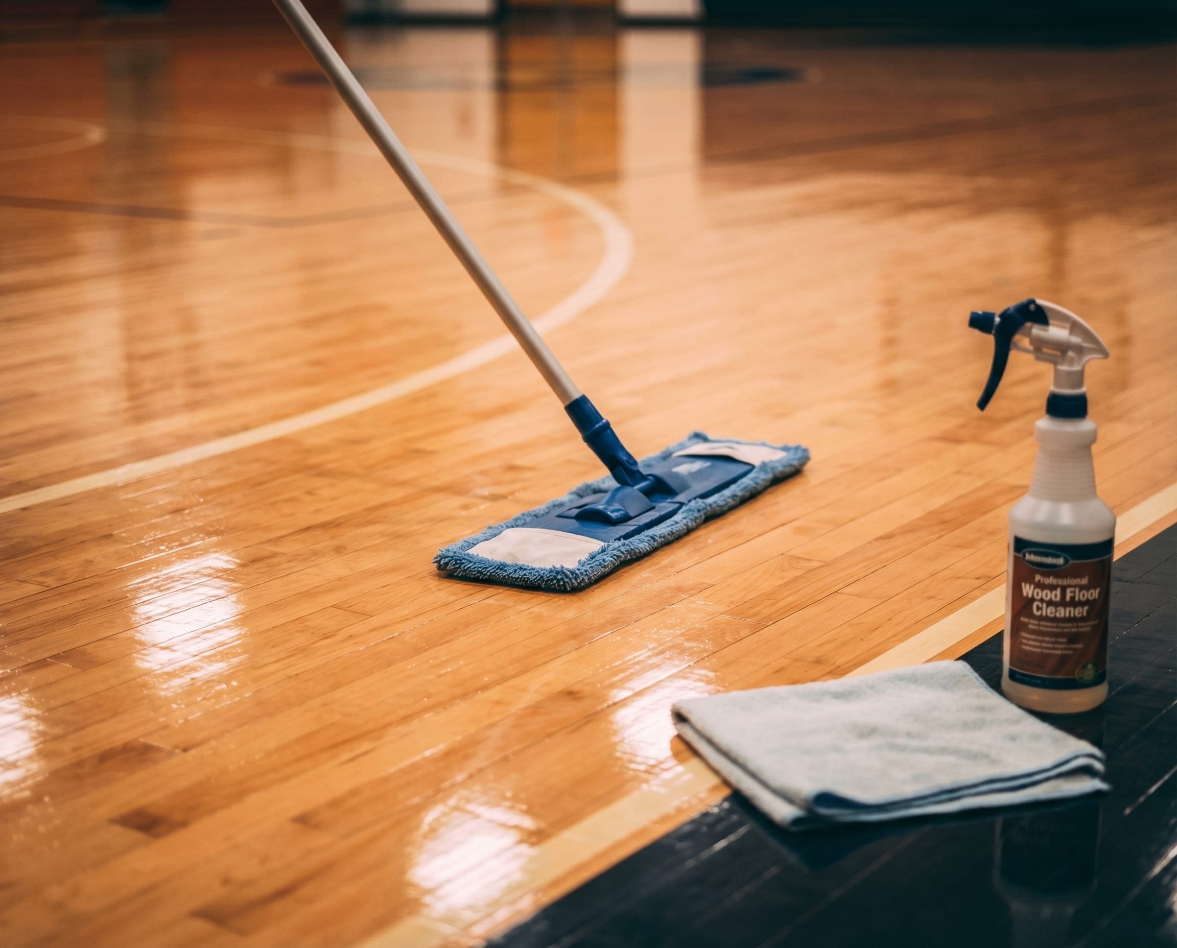 Professional sports flooring maintenance guidance for Qatar's climate from Ayana Trading & Contracting.