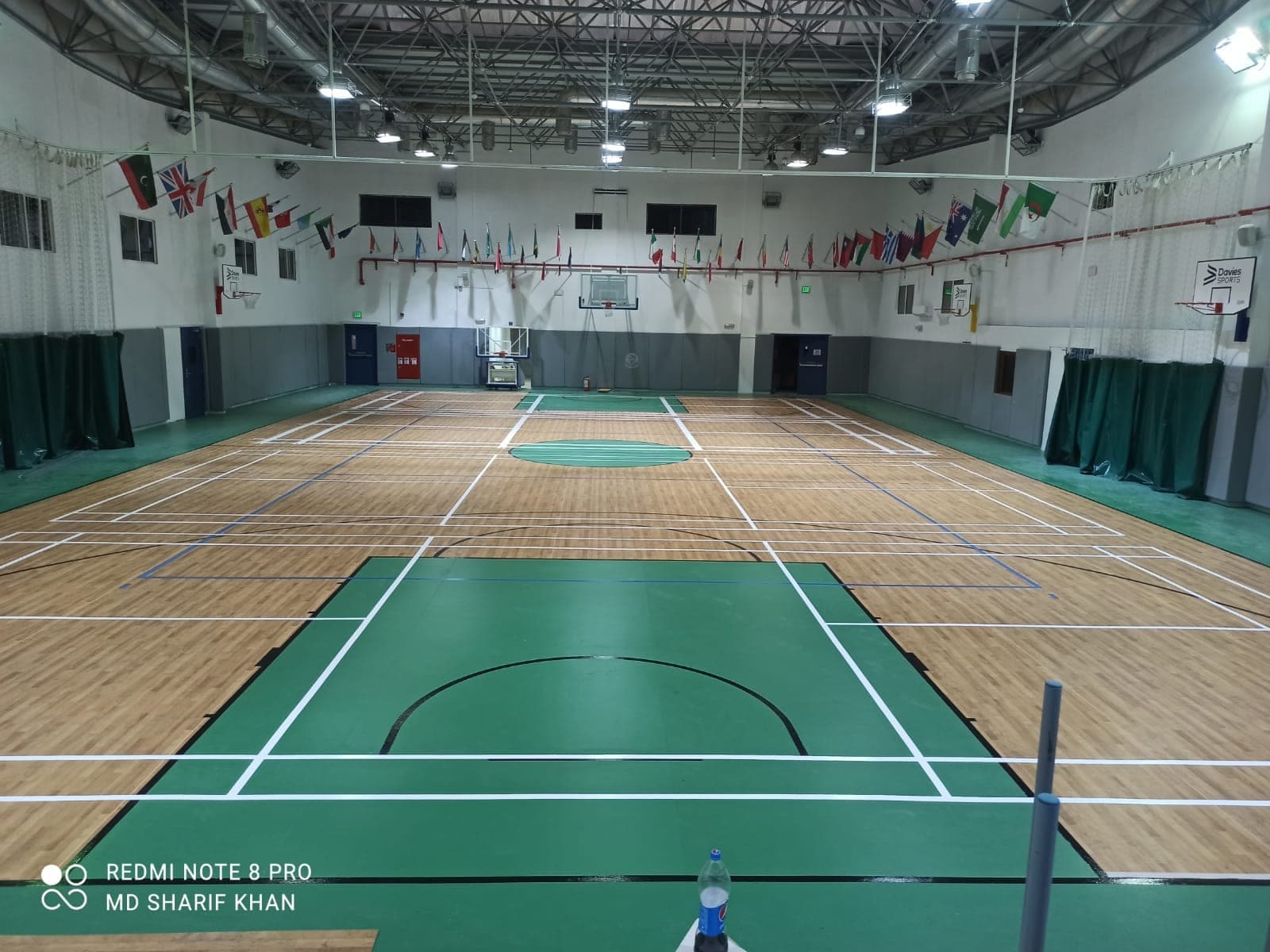 English Modern School, Al Messila — DIN 18032-2 indoor sports flooring by Ayana, Doha, Qatar 2022.