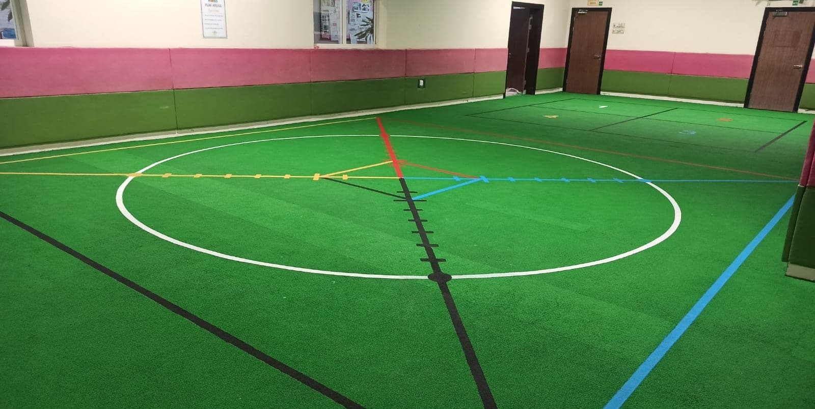 Floortech at Al Hayat School — DIN 18032-2 and EN 14904 indoor court by Ayana, Qatar 2024.