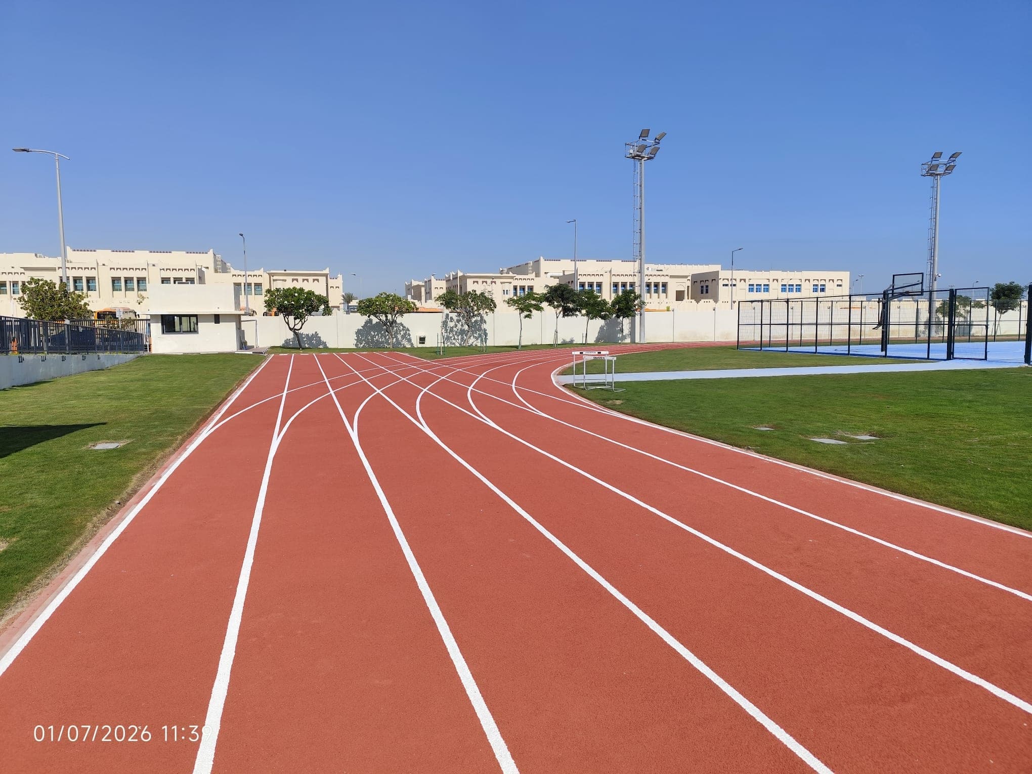 Karmah Trading-KTS, Al Wakra — IAAF / World Athletics certified running track by Ayana, Qatar 2023.