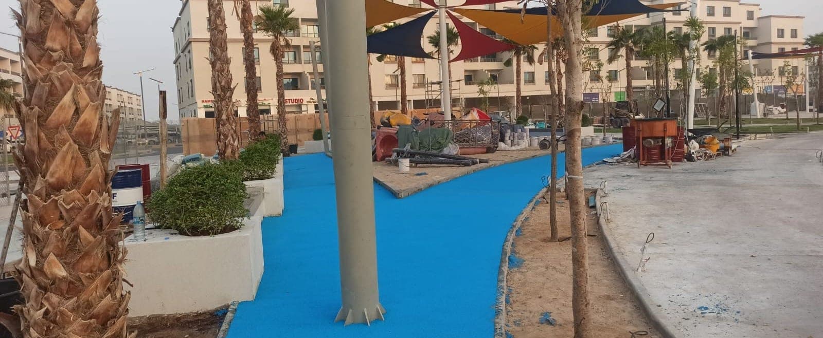 Rabyat Al Khalij, Al Janoub Garden — EN 1177 playground installed by Ayana, Qatar 2024.