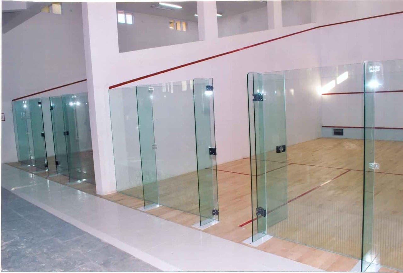 Valley Forge Academy, Moaither — squash court sports flooring and fit-out by Ayana, Qatar 2024.